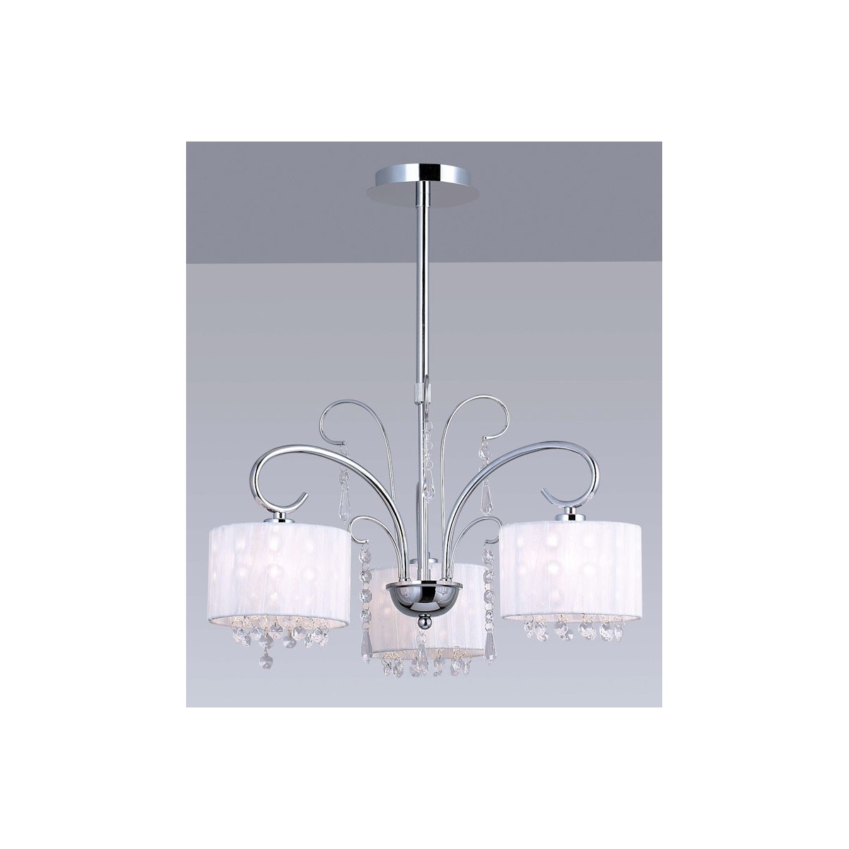ITALUX Span MDM1583/3 WH - Lampa z kryształami z kategorii - Wiszące