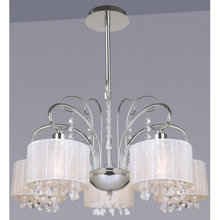 ITALUX Span MDM1583/5 WH - Lampa z kryształami z kategorii - Wiszące