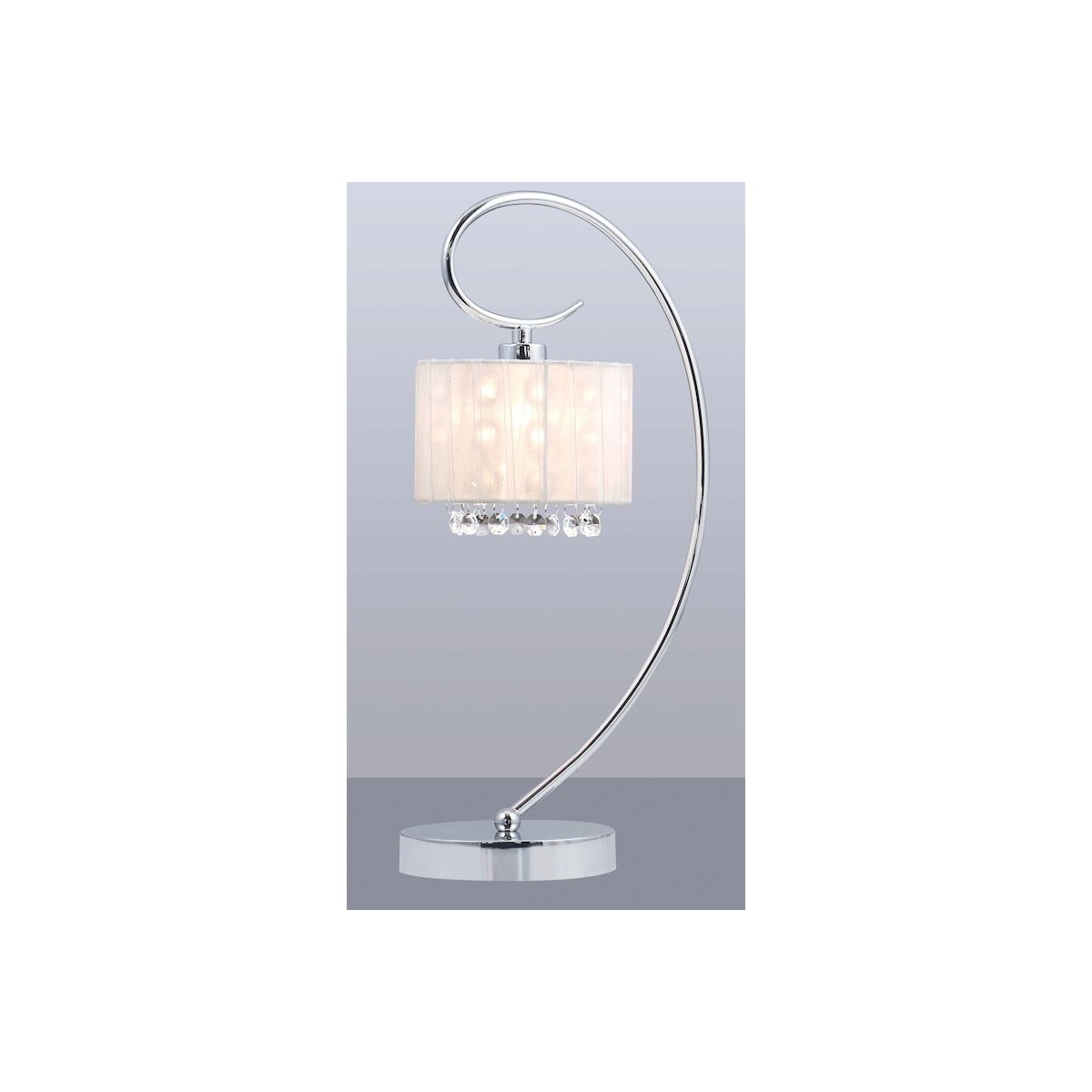 ITALUX Span MTM1583/1 WH - Lampa z kryształami z kategorii - Biurkowe i gabinetowe