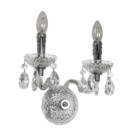 ITALUX Whiz A.90690/2CLE - Lampa z kryształami z kategorii - Kinkiety