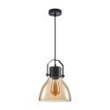 Lampa wisząca w stylu industrialnym i retro ITALUX PND-22371-1-BK+AMB