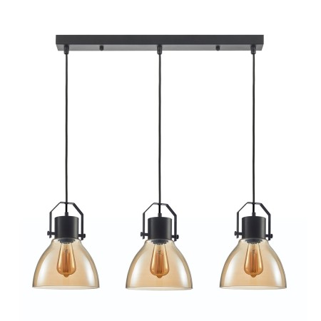 Lampa wisząca w stylu industrialnym i retro ITALUX PND-22371-3-BK+AMB