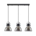 Lampa wisząca w stylu industrialnym i retro ITALUX PND-22371-3-BK+SG