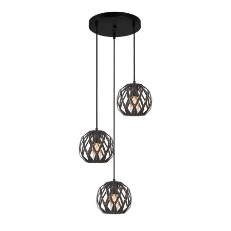 Nowoczesna lampa wisząca ITALUX PND-22341-3SA-BK
