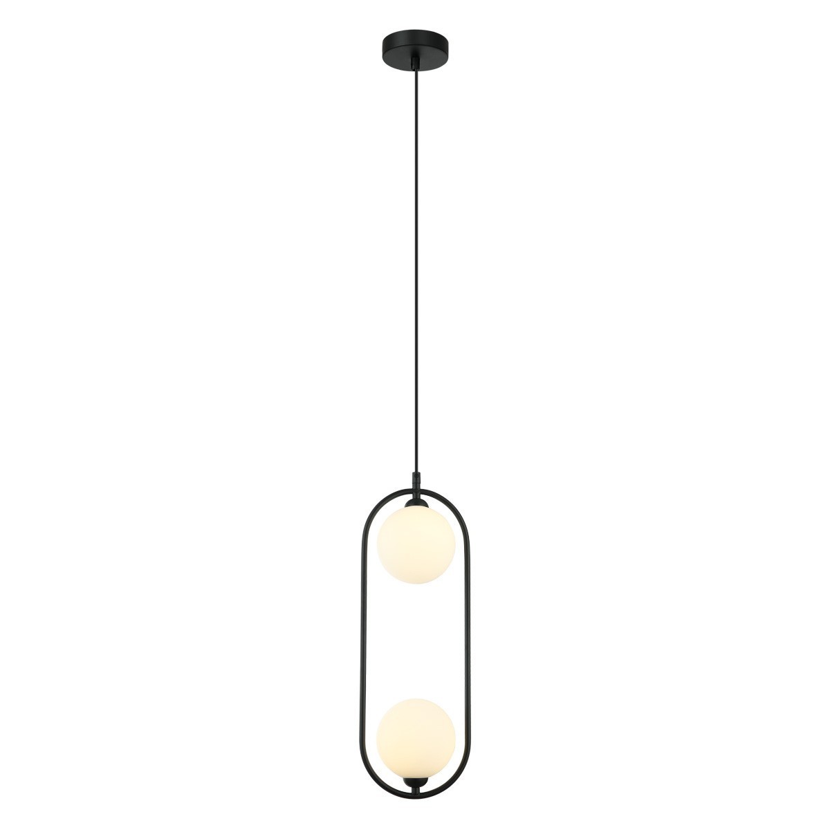 Nowoczesna lampa wisząca ITALUX PND-3965-2-BK