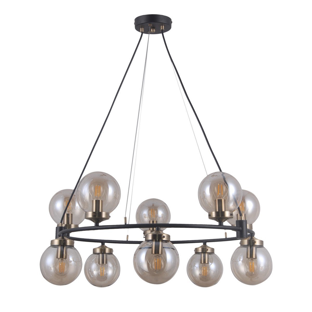 Lampa wisząca w stylu industrialnym i retro ITALUX PND-28622-10A