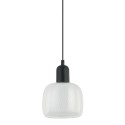 Nowoczesna lampa wisząca ITALUX PND-67594-1-BK+CL