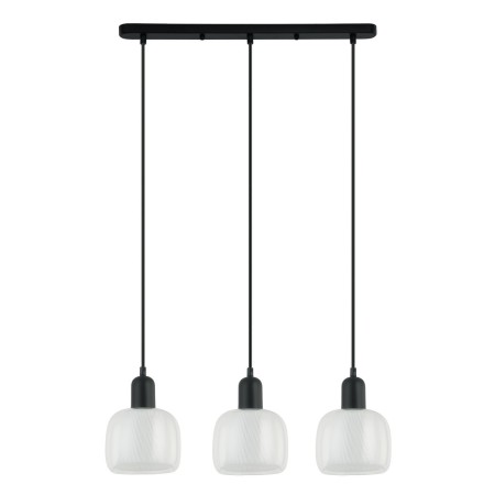 Nowoczesna lampa wisząca ITALUX PND-67594-3-BK+CL