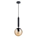 ITALUX Ravena PND-2324-1 BK+AMB - Nowoczesna lampa z kategorii - Wiszące