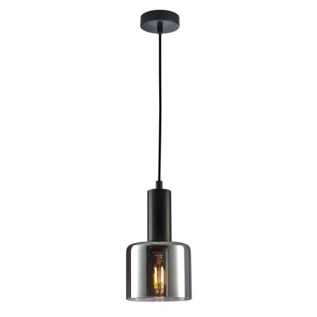 Nowoczesna lampa wisząca ITALUX PND-65342-1-BK+SG