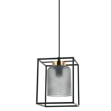 Lampa wisząca w stylu industrialnym i retro ITALUX PND-23231-1-BK+SG