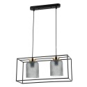 Lampa wisząca w stylu industrialnym i retro ITALUX PND-23231-2-BK+SG