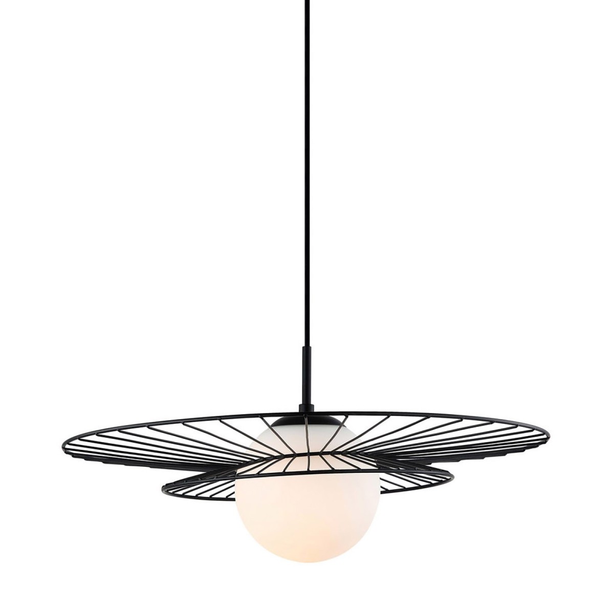 ITALUX Alison MDM-4001/1 BK - Nowoczesna lampa z kategorii - Wiszące