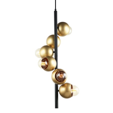 Nowoczesna lampa wisząca ITALUX PEN-5104-6-BKGD