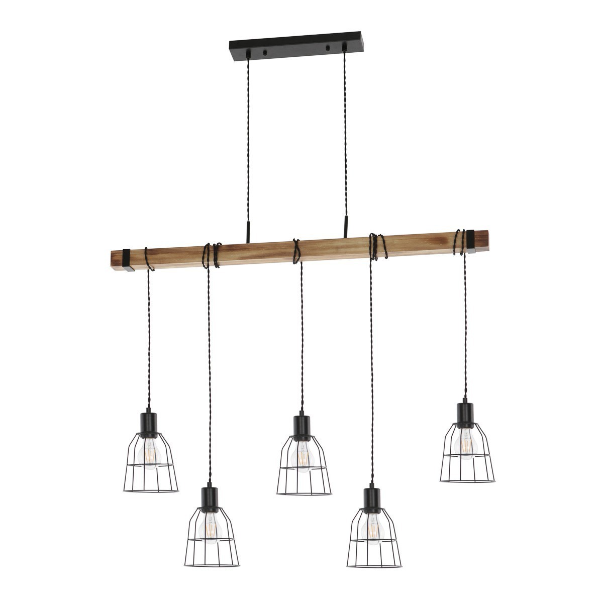 Lampa wisząca w stylu industrialnym i retro ITALUX PND-4290-5-L