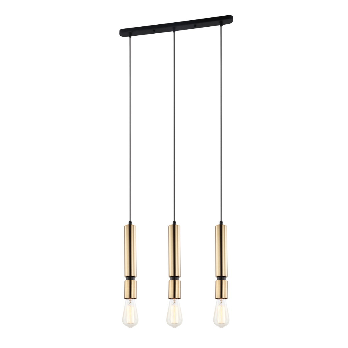 Nowoczesna lampa wisząca ITALUX PEN-5041-3-BKBR