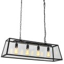 Lampa wisząca w stylu industrialnym i retro ITALUX MD-102721-4-B