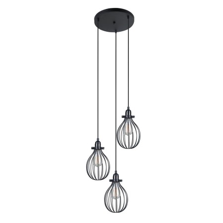 ITALUX Lesto MDM-2676/3 ABK - Industrialne i retro oświetlenie z kategorii - Wiszące