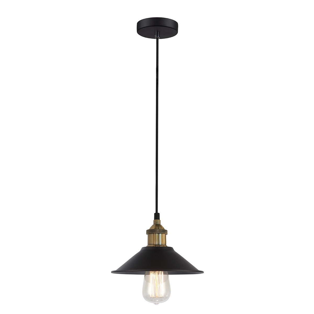 Lampa wisząca w stylu industrialnym i retro ITALUX MDM-2318/1S
