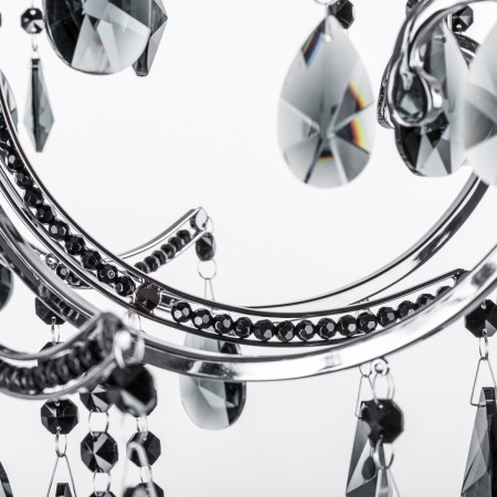 Z kryształowymi lampami Żyrandole ITALUX MD72709-6B