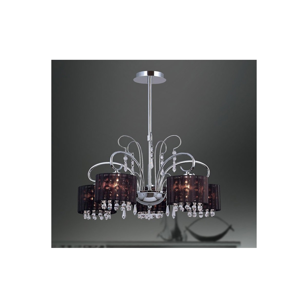 Lampa wisząca z kryształami ITALUX MDM1583/5