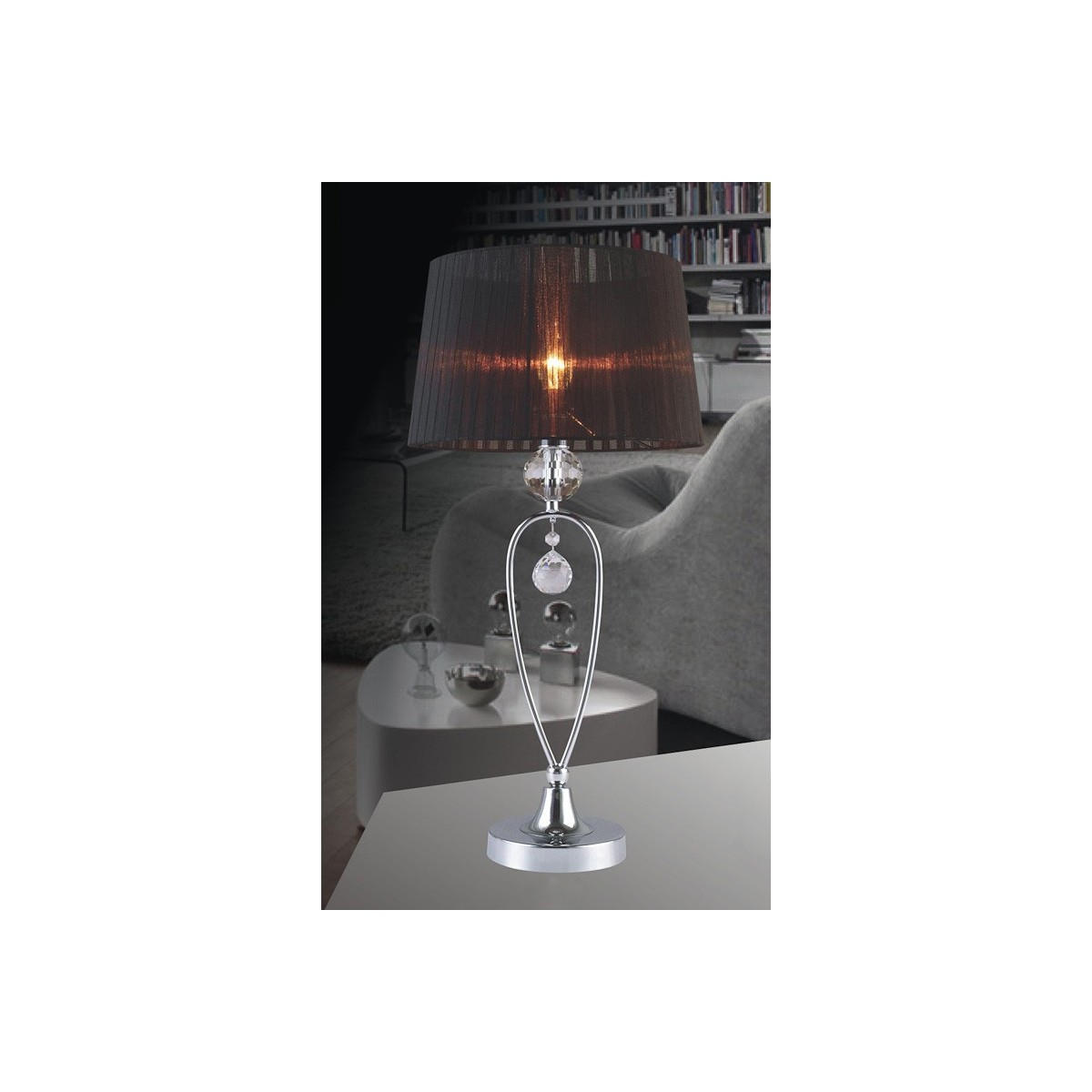 ITALUX Vivien MTM1637-1 - Lampa z kryształami z kategorii - Biurkowe i gabinetowe