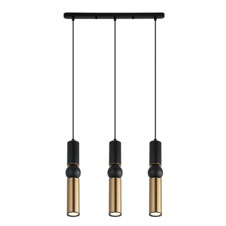 Nowoczesna lampa wisząca ITALUX PND-14290-3A-BK-BRO