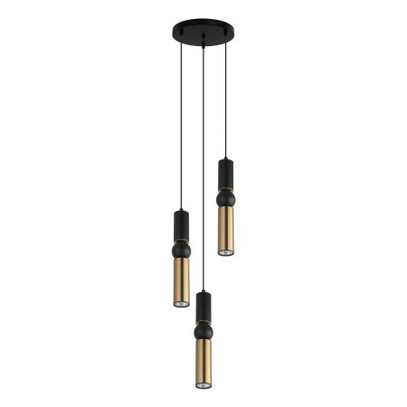 Nowoczesna lampa wisząca ITALUX PND-14290-3-BK-BRO