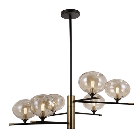 Klasyczna lampa wisząca ITALUX PND-58856-6-MB-AB