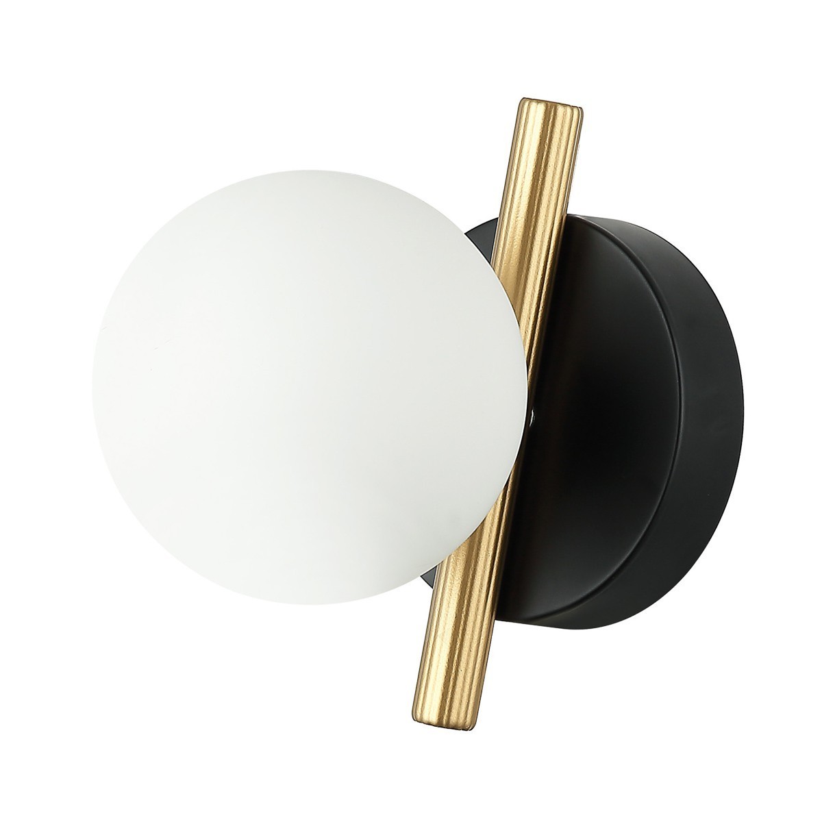 Lampa nowoczesna Kinkiet ITALUX WL-5622-1-BK-W