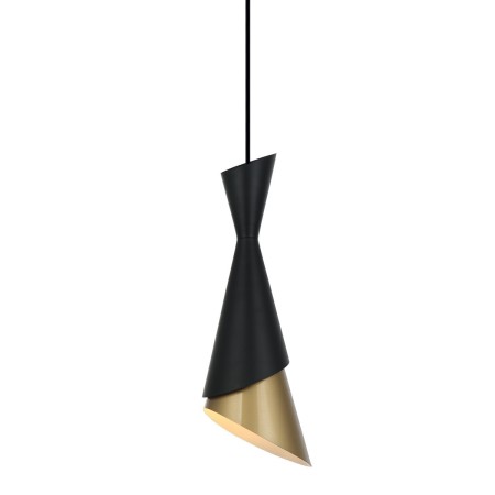 ITALUX Malia PND-85949-1 BK+GD - Nowoczesna lampa z kategorii - Wiszące