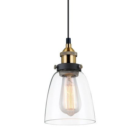 ITALUX Francis MDM-2563/1 GD+CL - Industrialne i retro oświetlenie z kategorii - Wiszące