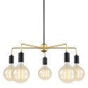 ITALUX Malene MDM3386/5 BK+GD - Nowoczesna lampa z kategorii - Wiszące