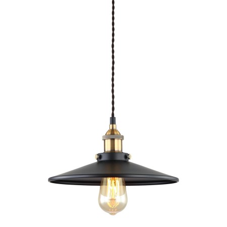 ITALUX Verda MDM-3458/1M BK+GD - Industrialne i retro oświetlenie z kategorii - Wiszące