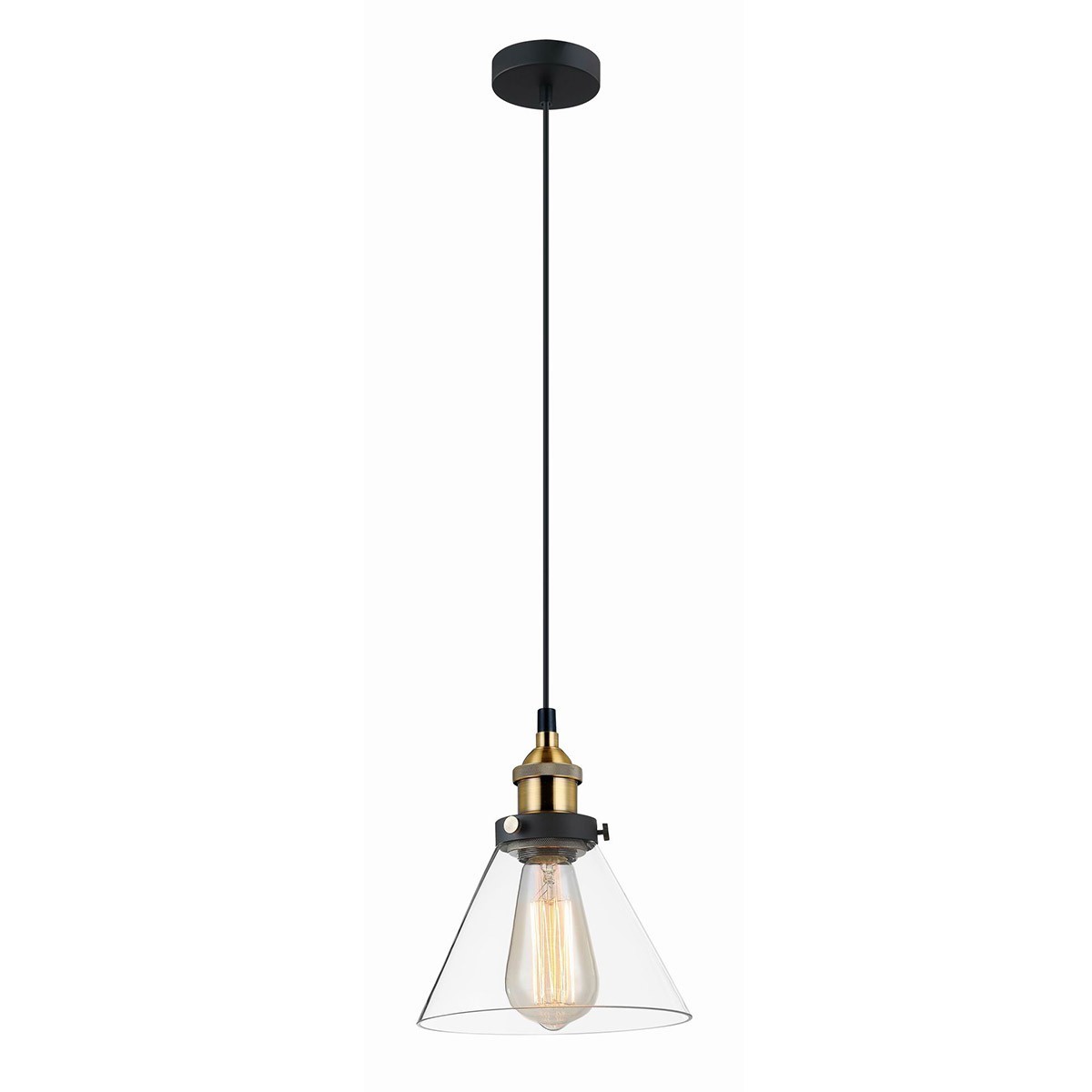 Lampa wisząca w stylu industrialnym i retro ITALUX MDM-2564/1