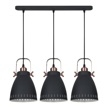 Lampa wisząca w stylu industrialnym i retro ITALUX MD-HN8026S-3-B+RC