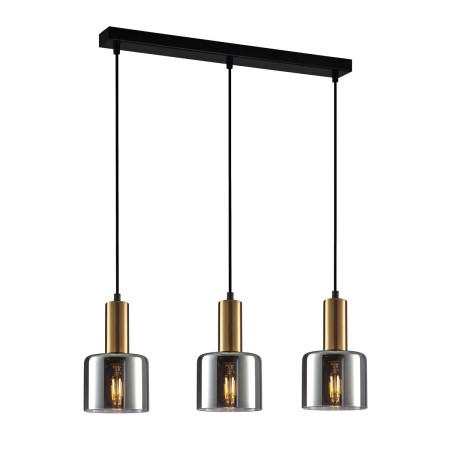 Nowoczesna lampa wisząca ITALUX PND-65342-3-BRO+SG