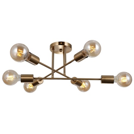 Lampa wisząca w stylu industrialnym i retro ITALUX PND-4052-6-HBR