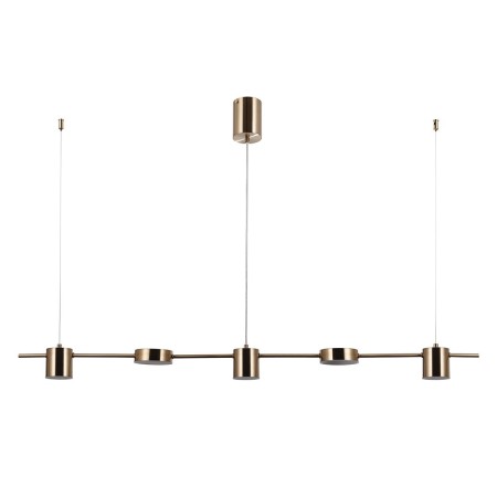 Nowoczesna lampa wisząca ITALUX PND-16374-5-COP-GD-4K