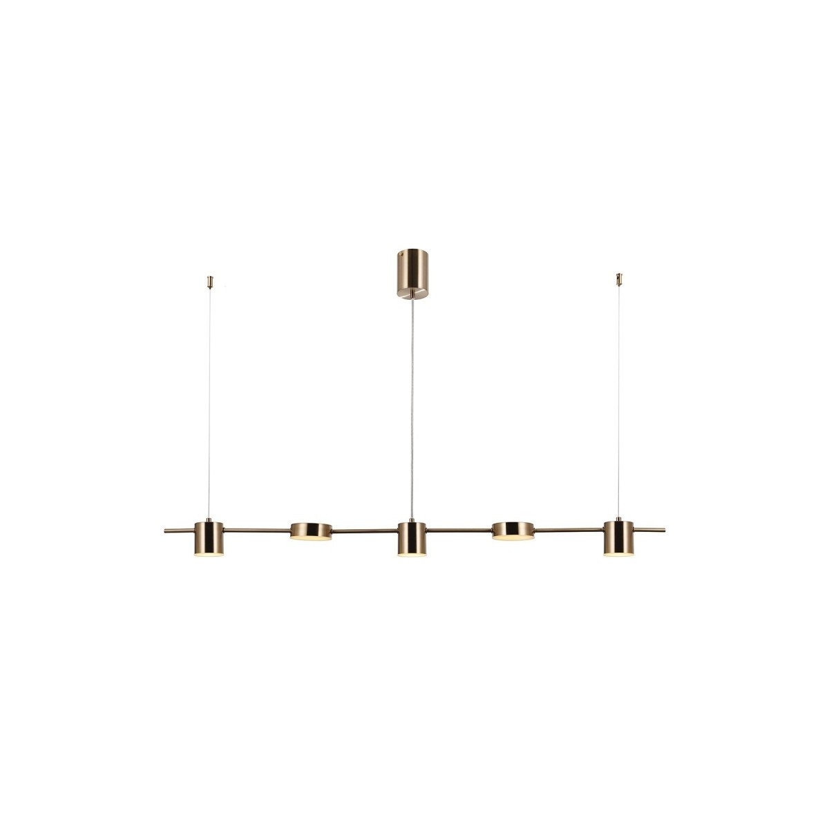 Nowoczesna lampa wisząca ITALUX PND-16374-5-COP-GD-4K