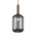 Nowoczesna lampa wisząca ITALUX PND-5588-1L-BRO+SG