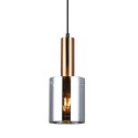 Nowoczesna lampa wisząca ITALUX PND-5581-1-BRO+SG