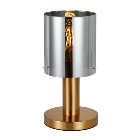 Nowoczesna lampa biurkowa i biurowa ITALUX TB-5581-1-BRO+SG