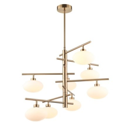 高評価のクリスマスプレゼント ITALUX Fiorenzo z lampa Nowoczesna - BRO+W MDM3661-8 ビジネス・経済