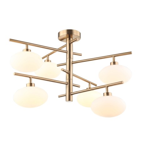 ITALUX Fiorenzo MXM3661-6 BRO+W - Nowoczesna lampa z kategorii - Wiszące