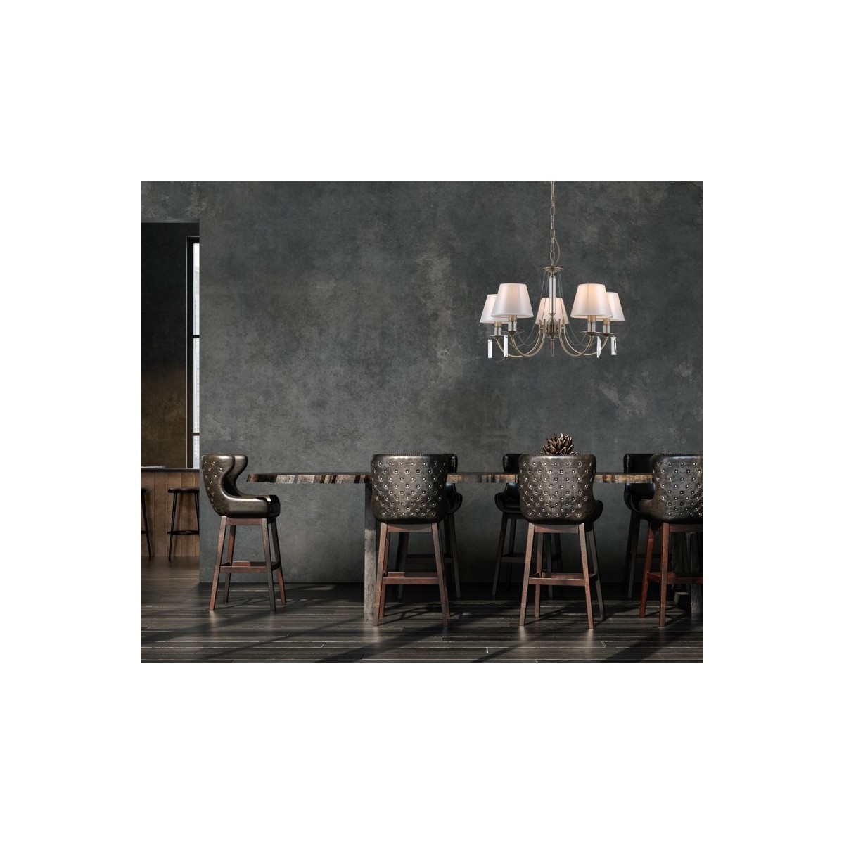 Klasyczna lampa wisząca ITALUX PND-28366-5