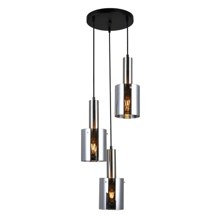 Nowoczesna lampa wisząca ITALUX PND-5581-3A-SC+SG