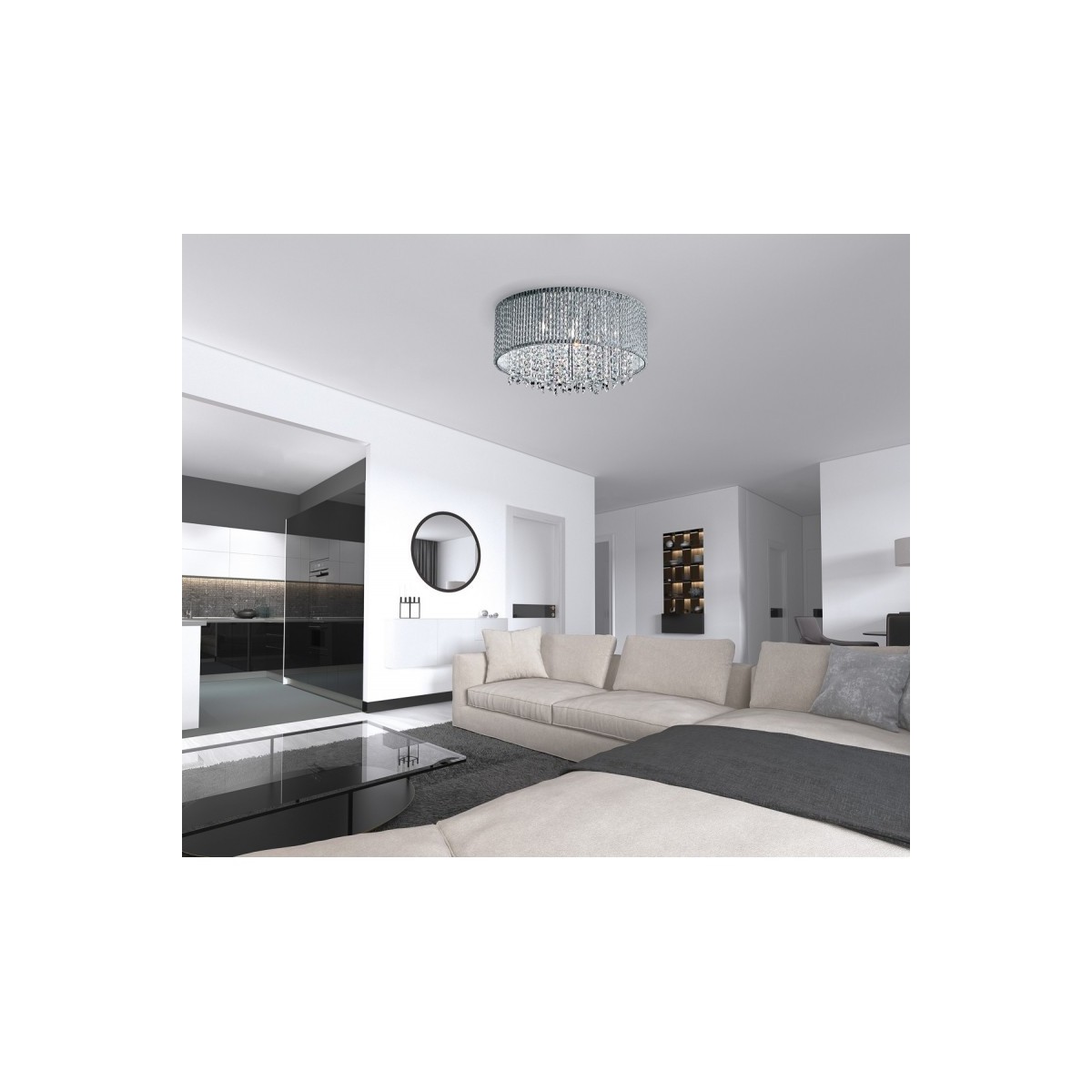 ITALUX Anabella C0207-07D-B5QL - Lampa z kryształami z kategorii - Wiszące