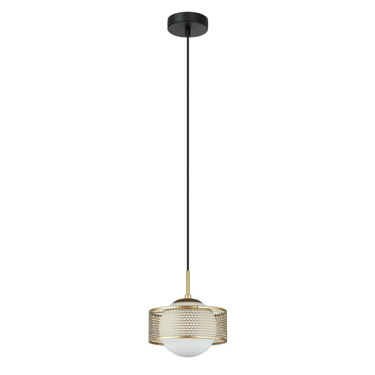 Nowoczesna lampa wisząca ITALUX PND-55456-1M-GD