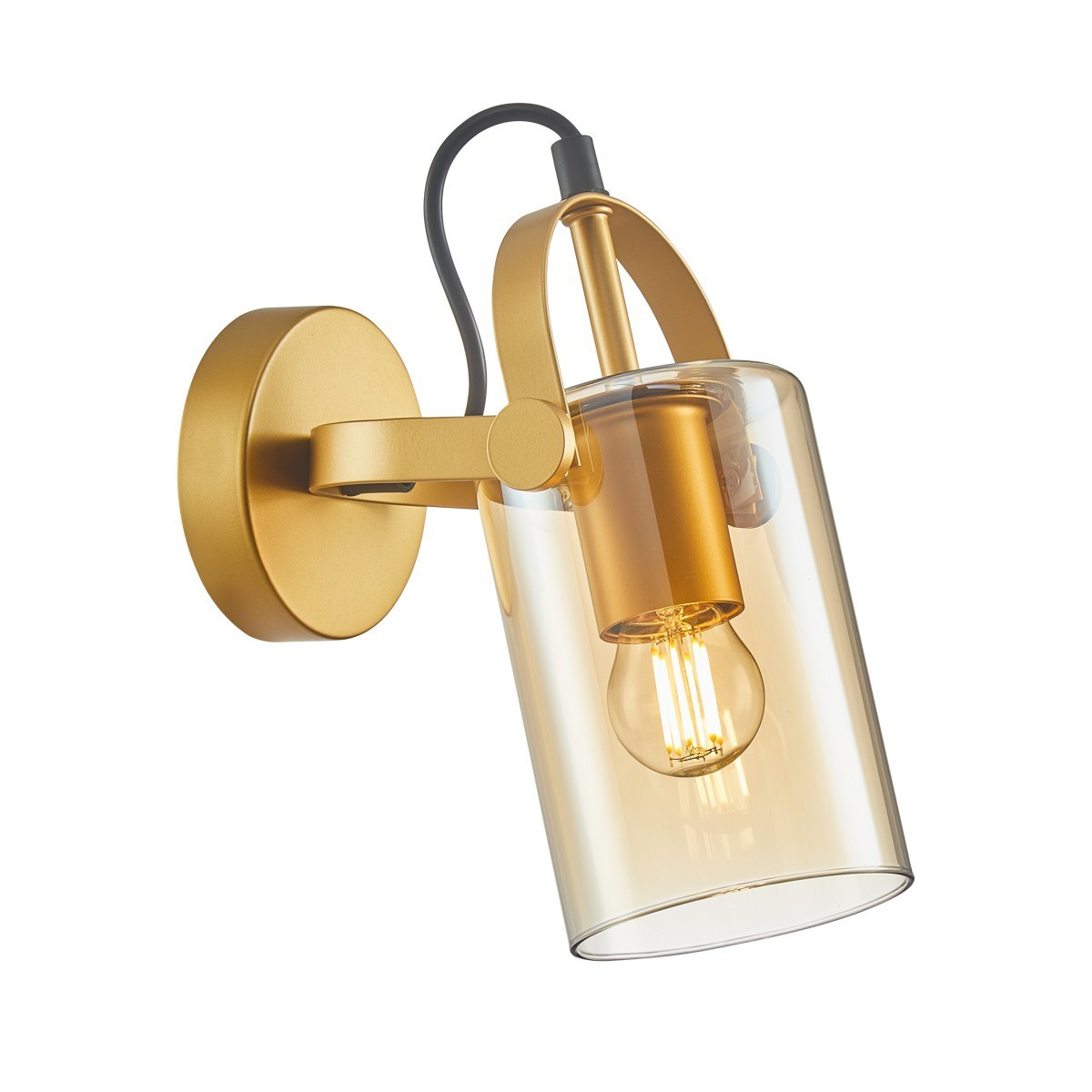ITALUX Nanesma WL-32453-1 GD+AMB - Nowoczesna lampa z kategorii - Kinkiety